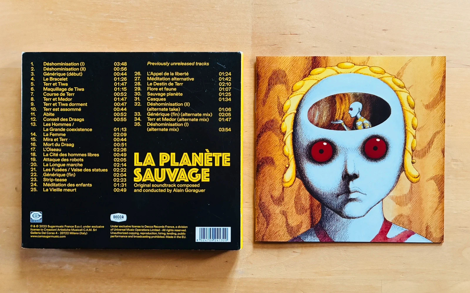 CD digipack OST O Planeta Selvagem Alain Goraguer. – photo 4